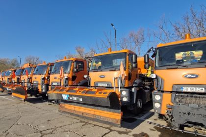 Sibiul pregatit pentru iarna 14 utilaje si 600 de tone de sare