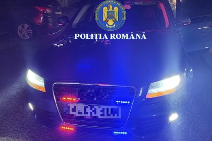Tanar prins pe Valea Oltului cu masina fara acte