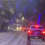 Trafic ingreunat intre Rasinari si Paltinis iarna