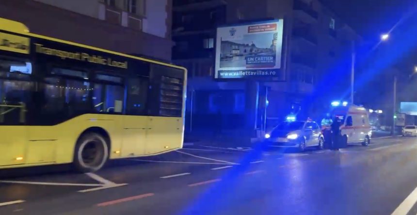 Trei sibience ranite intr un autobuz Tursib spitalizate