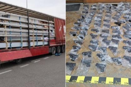 Turc prins cu peste 130 de pistoale la granita