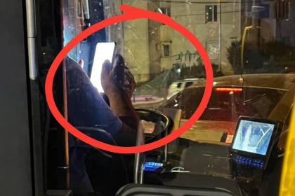 tursib despre soferul fotografiat la volan va fi reinstruit