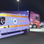 Accident grav la intrarea in Sibiu pieton lovit de TIR