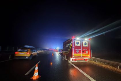 Accident grav pe autostrada la Salistte plan rosu activat
