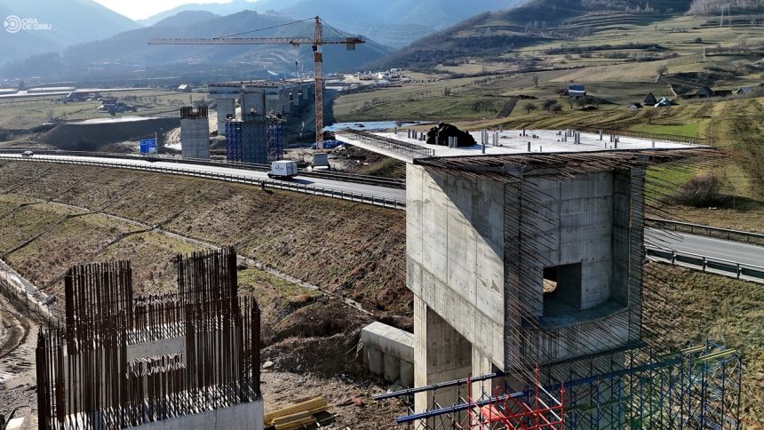 Autostrada A1 Sibiu Pitesti Lucrarile la Boita Cornetu finalizare decembrie