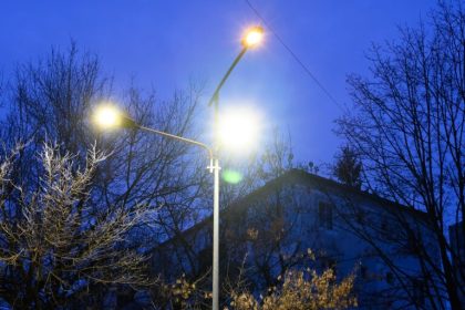 Avarie la iluminatul public din Avrig strazi in bezna
