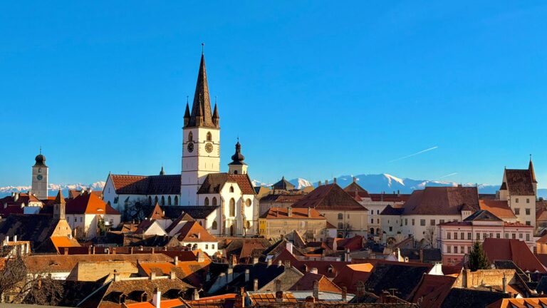 Caldura neegalejada la Sibiu inainte de Craciun