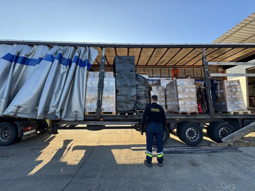 Captura record a Vamii in Sibiu 12 milioane tigari ilegale