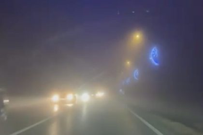 Ceata densa pe drumurile judetului Sibiu sfaturi politisti