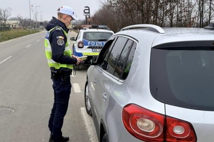 Controale ample pe DN1 in Sibiu zeci de soferi sanctionati