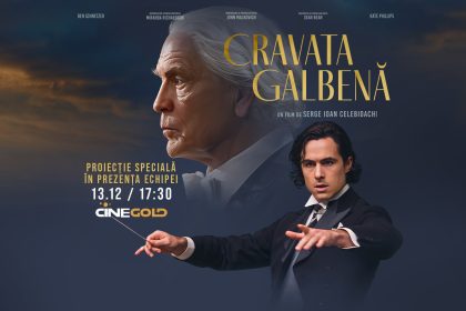 Cravata Galbena ajunge la Sibiu regizorul Serge Celebidachi vine sa prezinte filmul