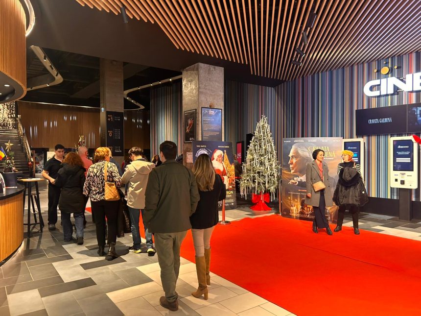 Cravata galben a umplut sala la CineGold