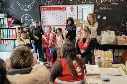 Crucea Rosie Sibiu a adus bucurie 200 de copii