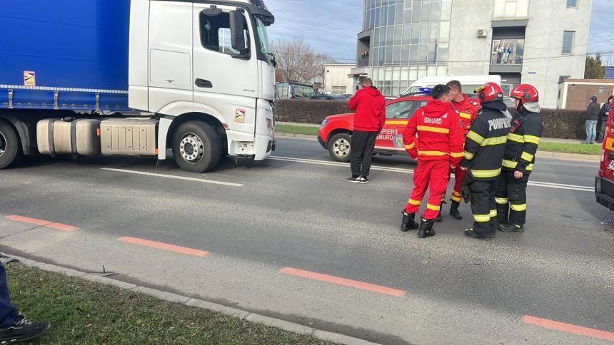 Cum se simte pietonul strivit de TIR la Sibiu