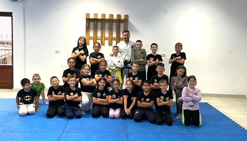 De pe uliele satului ctre performan elevii din Turnu Rosu i Sebeu de Jos fac taekwon do gratuit