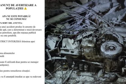 Efect colateral al accidentului Ucenii fara apa potabila