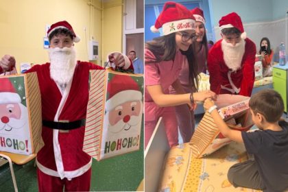 Gest emotionant de la studentii de Medicina din Sibiu