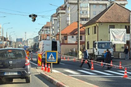 Lucrarile de pe Soseaua Alba Iulia s au finalizat cand se redeschide traficul complet video foto