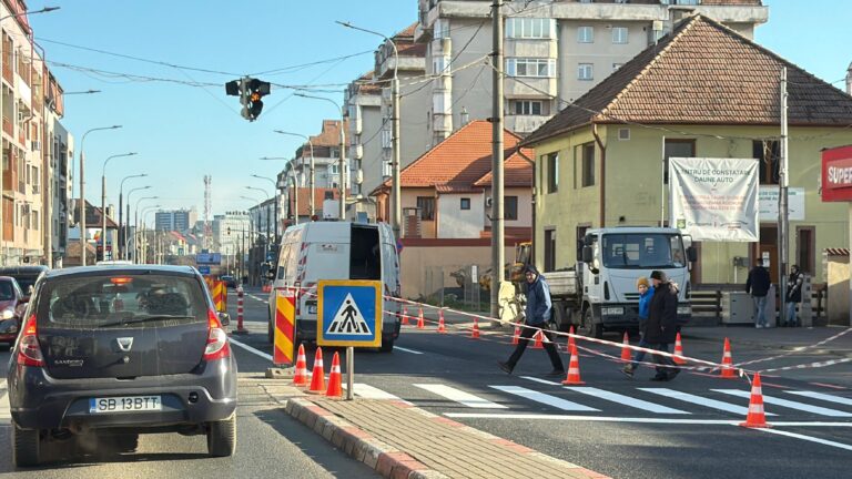Lucrarile de pe Soseaua Alba Iulia s au finalizat cand se redeschide traficul complet video foto