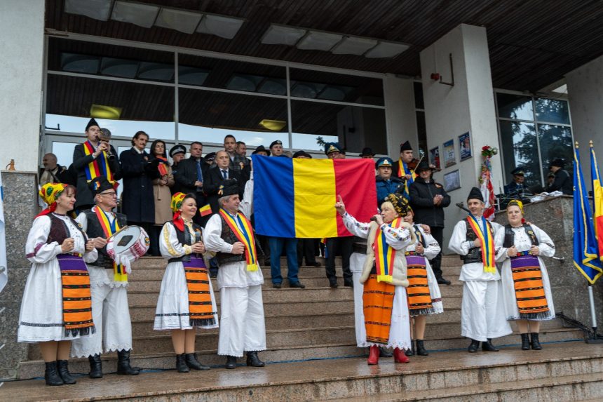 Mediesenii au celebrat 1 Decembrie cu Sava Negrean Brudascu