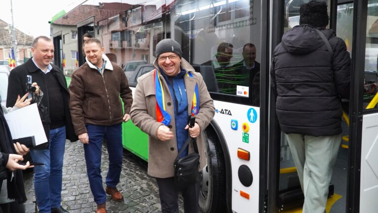 Moment istoric pentru Sadu primele curse catre Sibiu