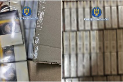 Peste 1 2 milioane de tigari de contrabanda descoperite intr un TIR la Boita