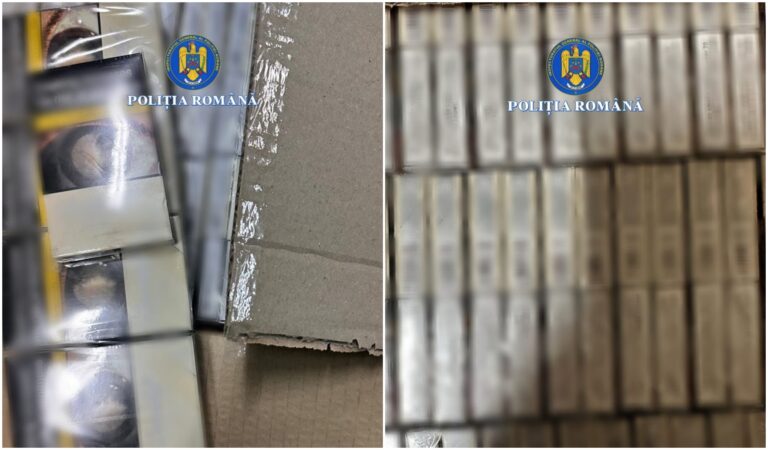 Peste 1 2 milioane de tigari de contrabanda descoperite intr un TIR la Boita