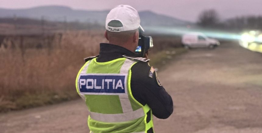 Politia a umplut Sibiul sute de soferi testati