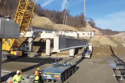 Progrese importante la podurile viaductele si tunelurile Sectiunii 3 a Autostradei Sibiu