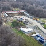 Progresul lucrarilor pe cel mai lung lot al Autostrazii Sibiu