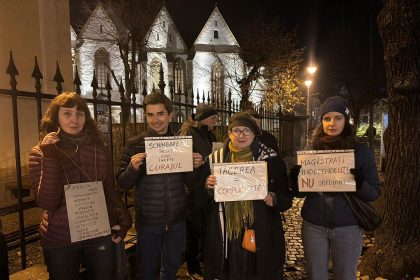 Protest pentru Justitie vineri seara la Sibiu