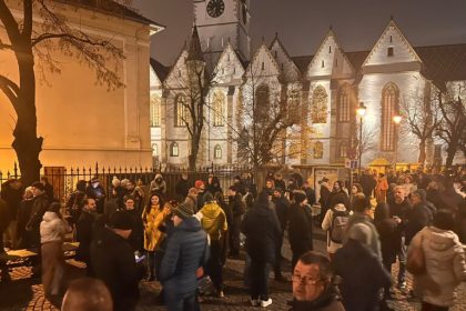 Protestele pentru justitie continua la Sibiu Piata Huet