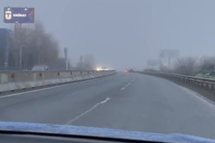 Trafic cu ceata in judetul Sibiu recomandari politie video