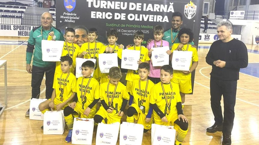 Turneul de Iarna Eric de Oliveira ACS Medias campioana echipa din Sibiu locul 2