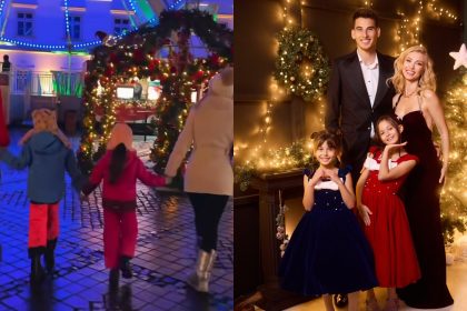 Victor Cornea si Andreea Balan au petrecut Craciunul la Sibiu