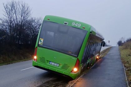 incident cu autobuzul din zona metropolitana derapat la cisnadie