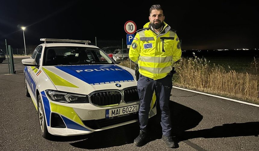 interventie eroica pe autostrada un politist a salvat o tanara in stop cardiac