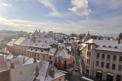 A fost atat de frig incat crapau pietrele minus 15 grade intr o localitate din nordul judetului Sibiu
