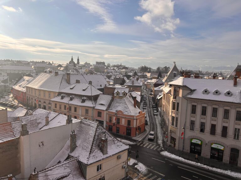 A fost atat de frig incat crapau pietrele minus 15 grade intr o localitate din nordul judetului Sibiu
