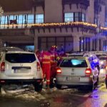Accident in Piata Unirii din Sibiu tanar spitalizat