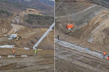 Autostrada A1 Sibiu Pitesti incep lucrarile la un nou tunel in zona Boita