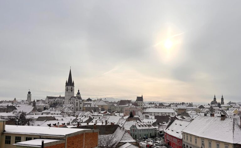 Cea mai geroasa noapte din an in Sibiu 17 grade