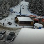 Circulatie de iarna spre Paltinis carosabil alunecos