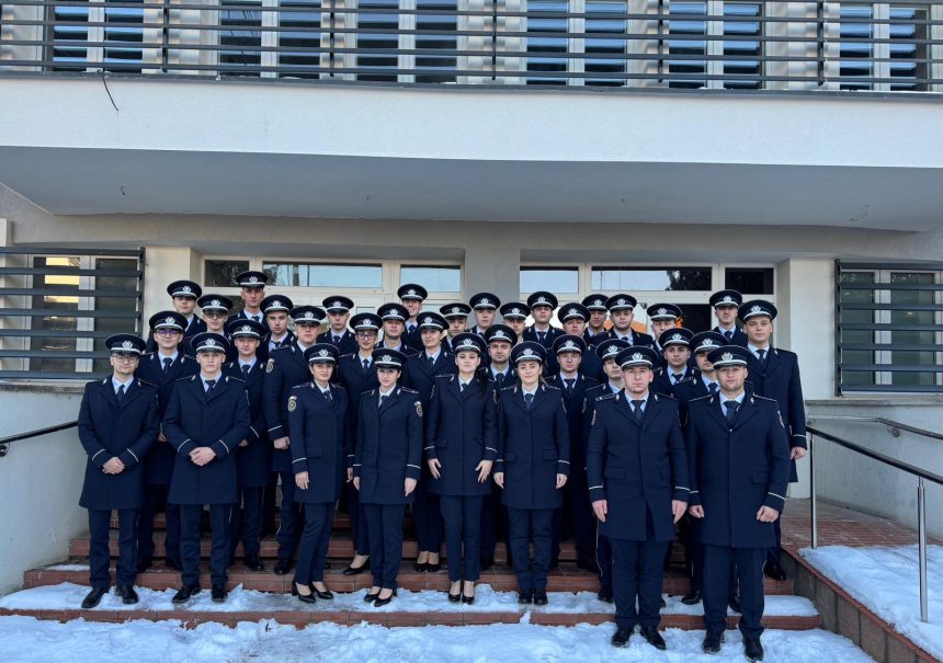 Fortze noi la IPJ Sibiu 35 de agenti de politie incep activitatea