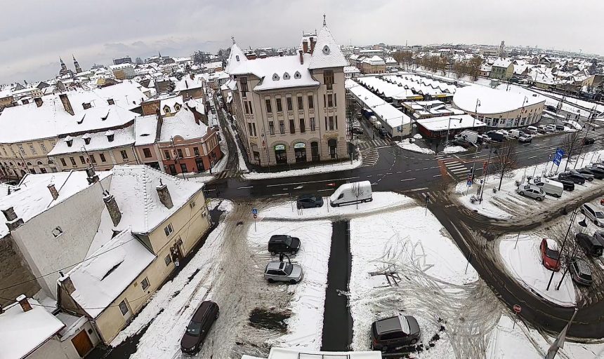 Gerul nu ocoreste Sibiu doua saptamani de iarna aspre