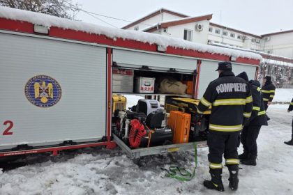 ISU Sibiu ajuta Alba cu generator de mare putere