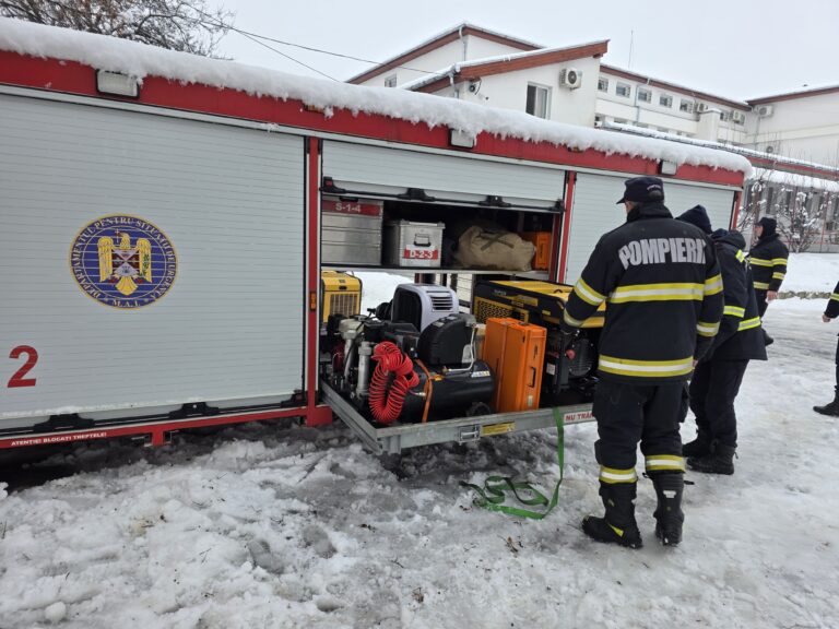 ISU Sibiu ajuta Alba cu generator de mare putere