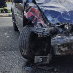 Masina incredintata unui tanar fara permis accident la Darlos