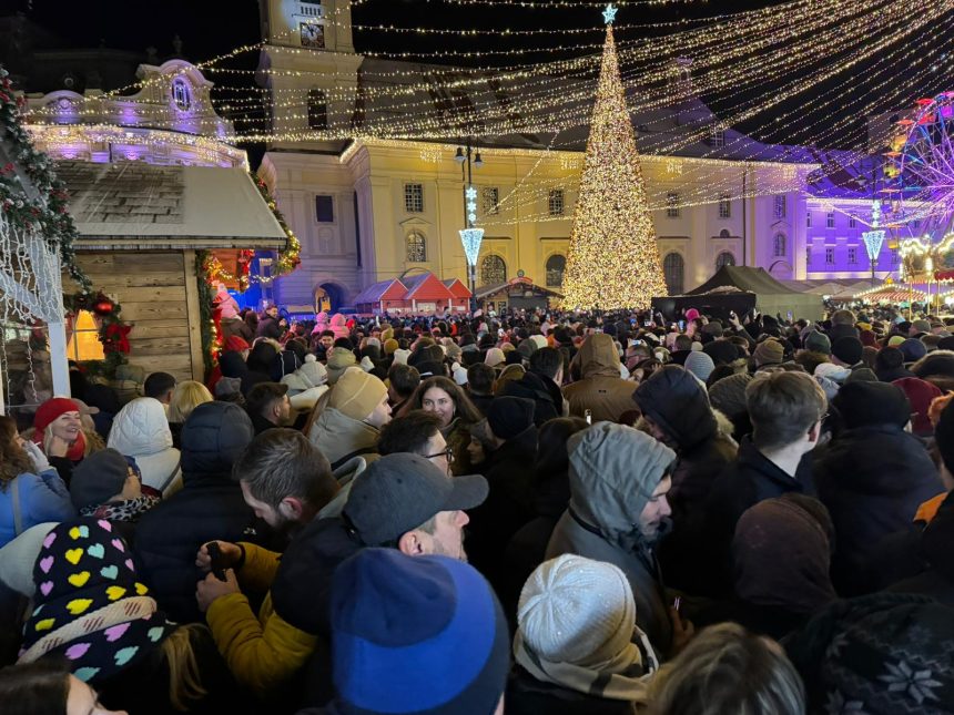 Mii de sibieni au sarbatorit trecerea in 2026