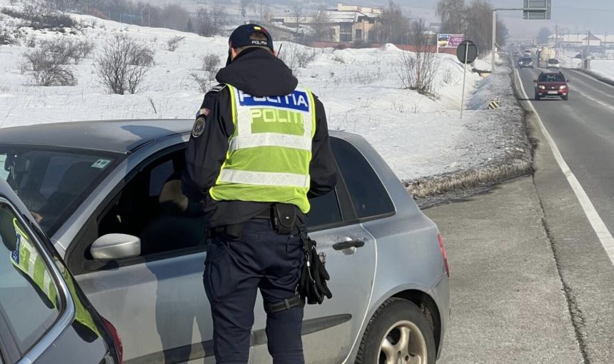 Sofer din Avrig prins conducand cu viteza pe DN1 avea permisul suspendat